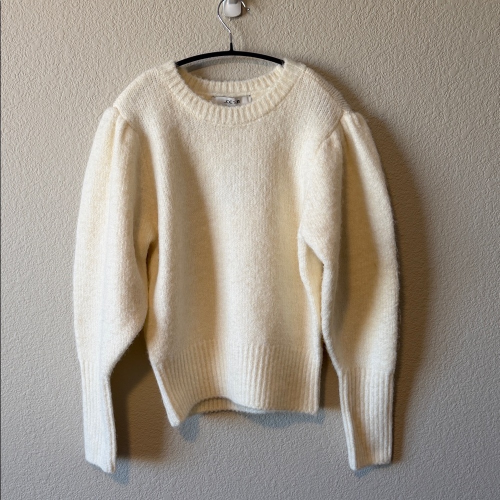 Joe’s Jeans Puff Cream Sweater NWT - Picture 3 of 5